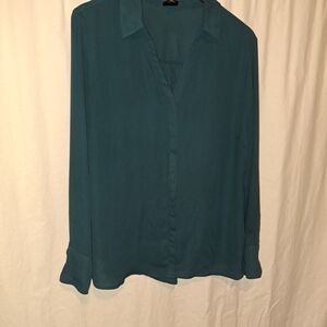 Worthington Teal Button Down Shirt